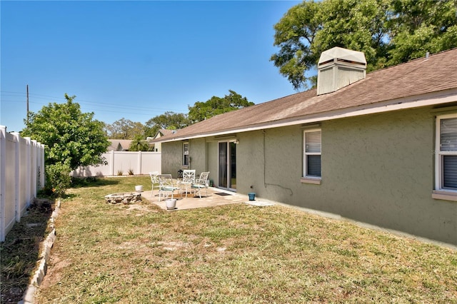 12532 115th St, Largo, FL 33778 - view of yard featuring a patio and a fenced backyard