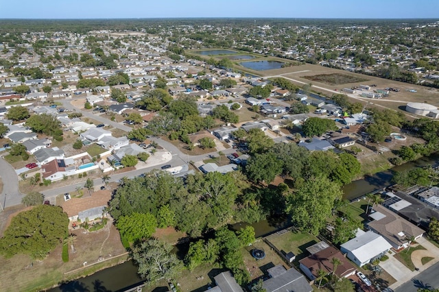 10137 Oleander Dr, Port Richey, FL 34668 - aerial view of property and surrounding area with a nearby body of water and nearby suburban area
