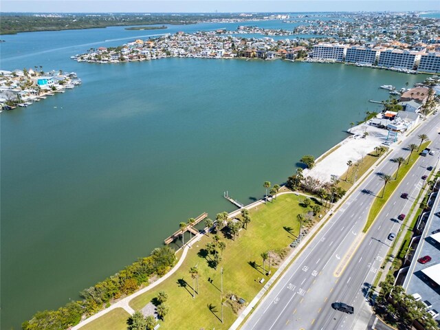 17960 Gulf Blvd Unit 111, Redington Shores, FL 33708 - aerial view with a water view