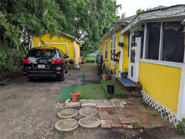 730 Citrus St, Orlando, FL 32805 - view of yard with a sunroom