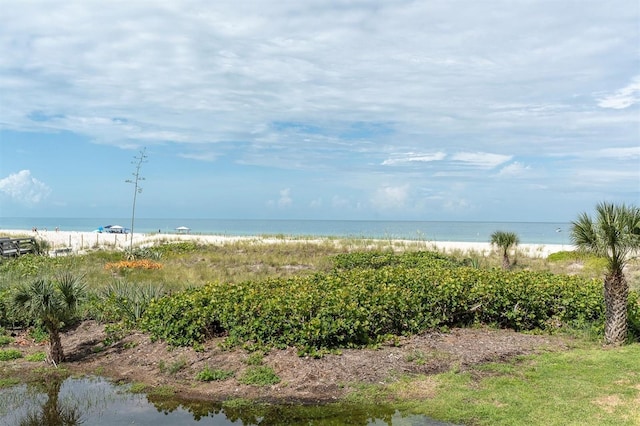 4450 Gulf Blvd Unit 114, St Pete Beach, FL 33706 - water view featuring nearby beach