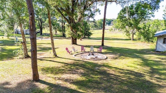 view of yard