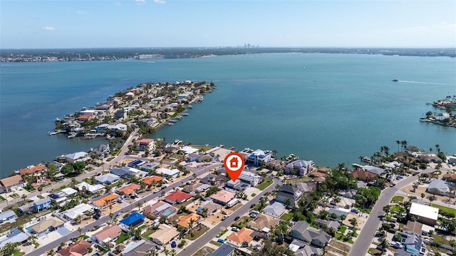 233 45th Ave, St Pete Beach, FL 33706 - view of property location with a nearby body of water and nearby suburban area