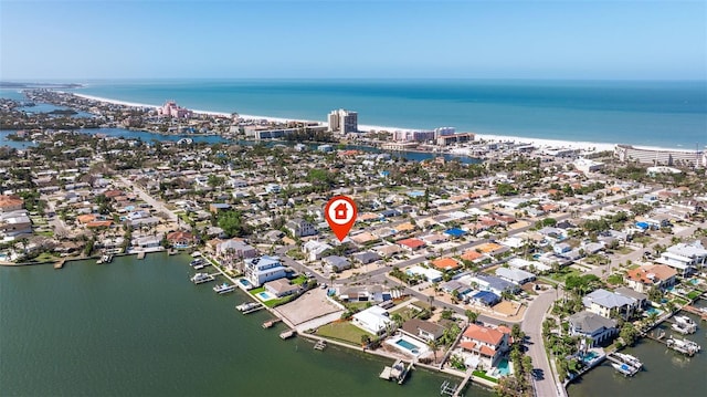 233 45th Ave, St Pete Beach, FL 33706 - view of property location featuring a nearby body of water and nearby suburban area