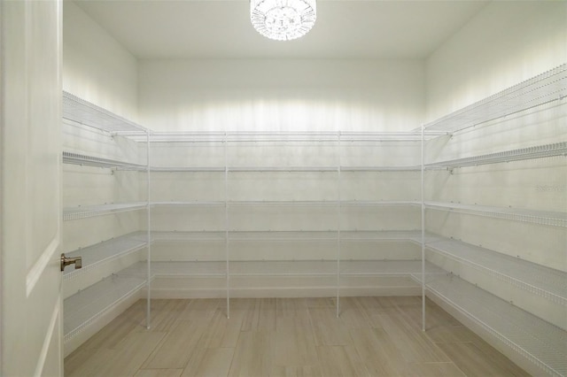 view of storage area
