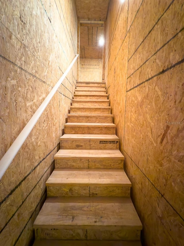 view of stairs