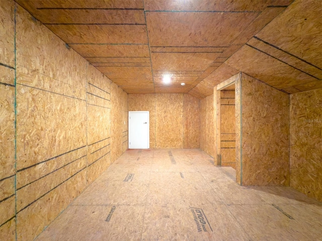 view of storage room