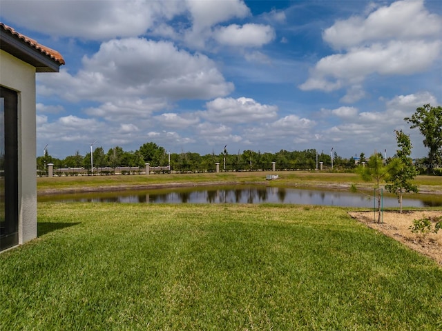 view of water feature