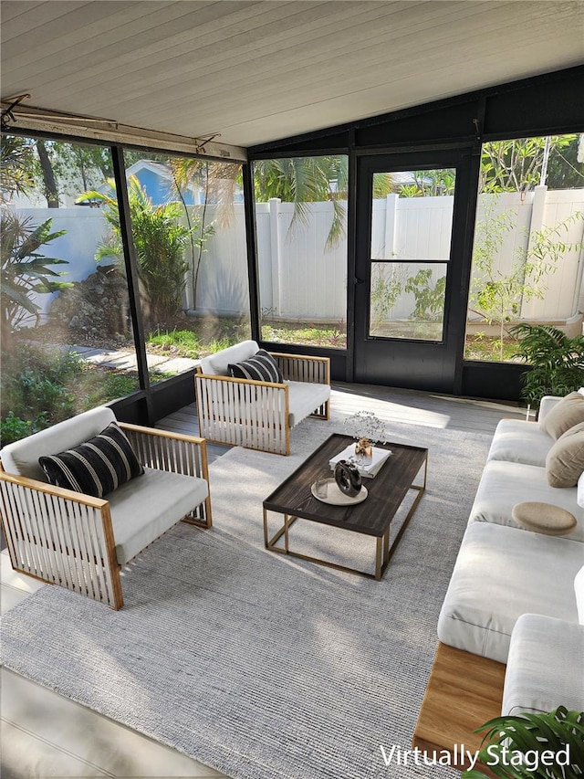 414 Danube Ave, Tampa, FL 33606 - sunroom / solarium with an outdoor living space