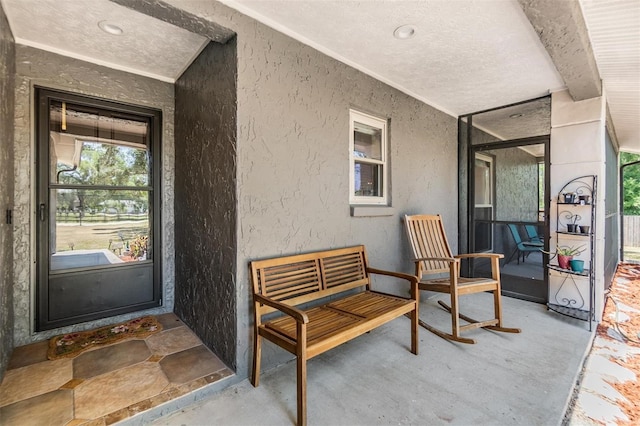 6821 Mary Lou Ln, Wesley Chapel, FL 33544 - entrance to property featuring stucco siding