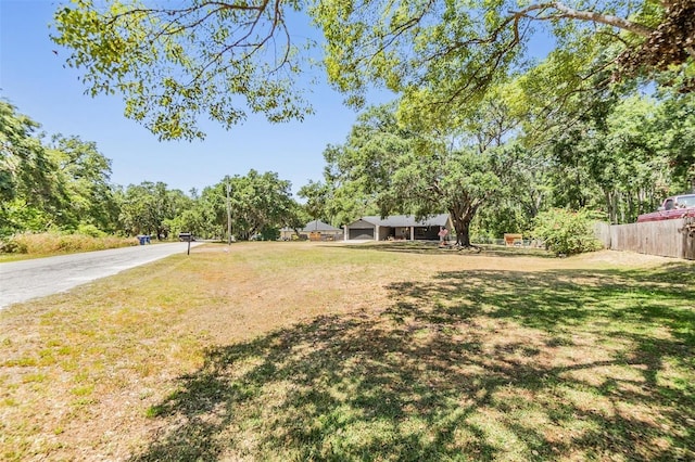 6821 Mary Lou Ln, Wesley Chapel, FL 33544 - view of yard with fence