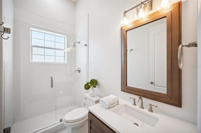 6202 Pasadena Point Blvd, Gulfport, FL 33707 - bathroom featuring vanity, toilet, and a stall shower
