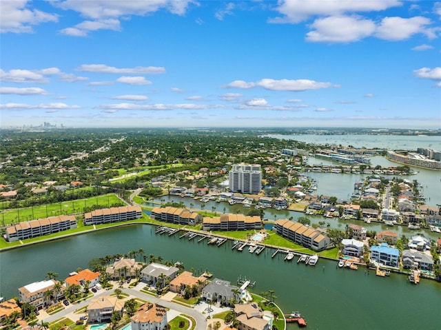 6202 Pasadena Point Blvd, Gulfport, FL 33707 - aerial view of residential area with a large body of water