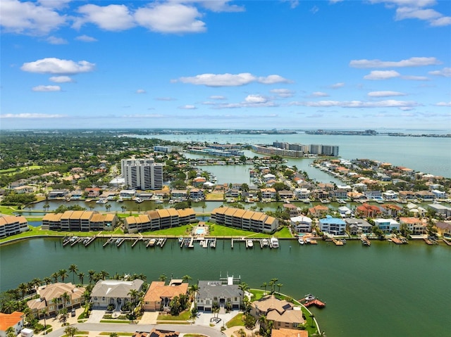 6202 Pasadena Point Blvd, Gulfport, FL 33707 - aerial perspective of suburban area featuring a large body of water