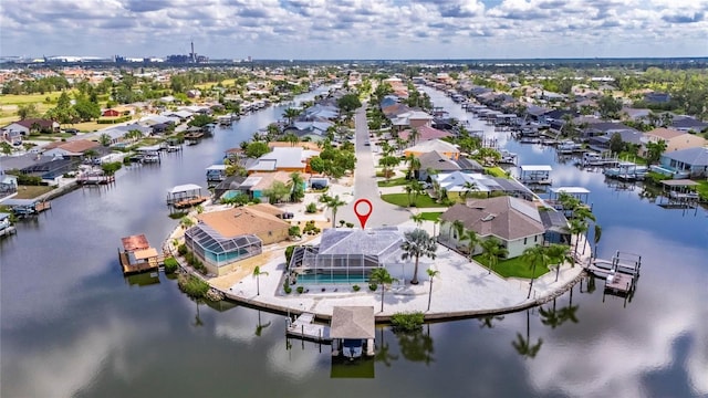 927 Golf Island Dr, Apollo Beach, FL 33572 - aerial view of residential area featuring a large body of water