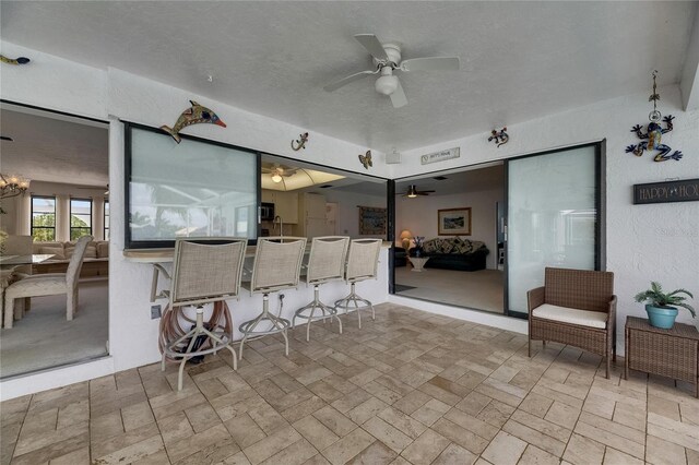 927 Golf Island Dr, Apollo Beach, FL 33572 - view of patio / terrace featuring ceiling fan