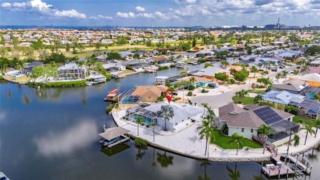 927 Golf Island Dr, Apollo Beach, FL 33572 - aerial view of residential area featuring a nearby body of water
