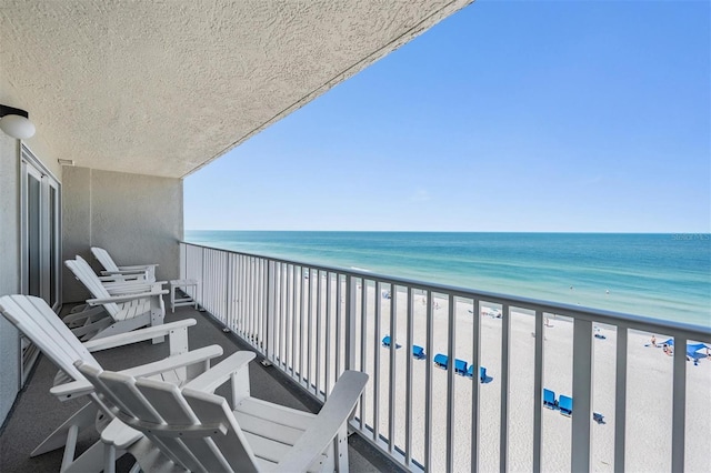 19418 Gulf Blvd Unit 507, Indian Shores, FL 33785 - balcony with view of water and beach