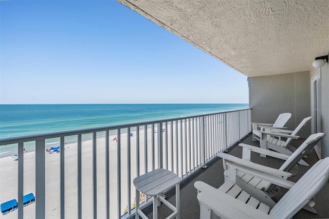 19418 Gulf Blvd Unit 507, Indian Shores, FL 33785 - balcony with view of water and beach