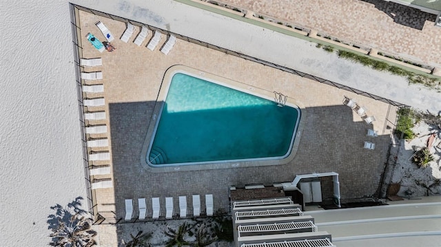 19418 Gulf Blvd Unit 507, Indian Shores, FL 33785 - view from above of property featuring a pool area