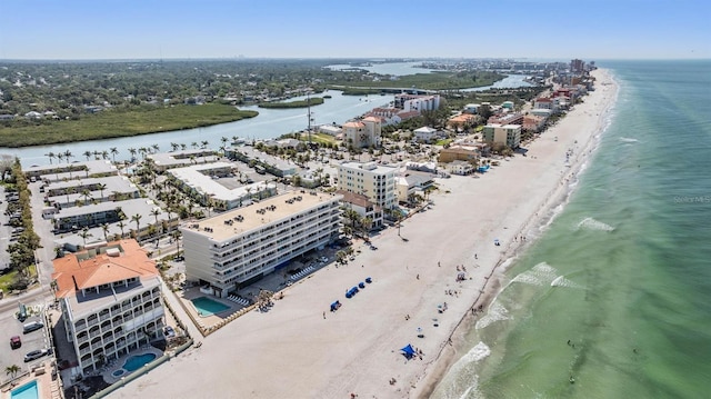 19418 Gulf Blvd Unit 507, Indian Shores, FL 33785 - bird's eye view of extended coastline