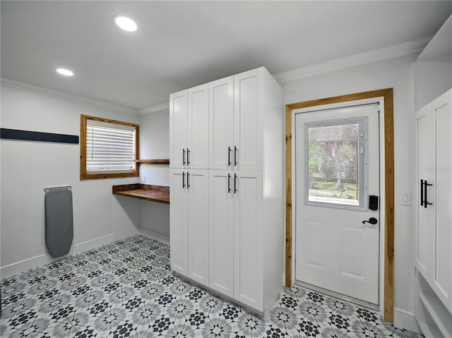 13004 Bell Creek Chase, Riverview, FL 33569 - interior space featuring recessed lighting, crown molding, and baseboards