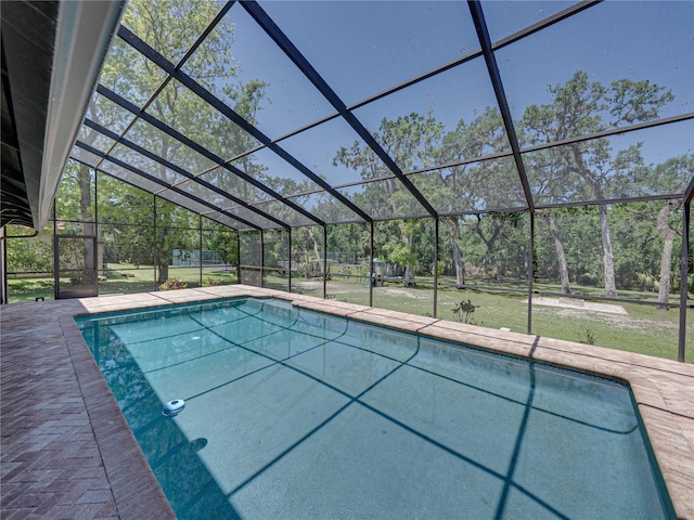 13004 Bell Creek Chase, Riverview, FL 33569 - pool featuring a yard and a lanai