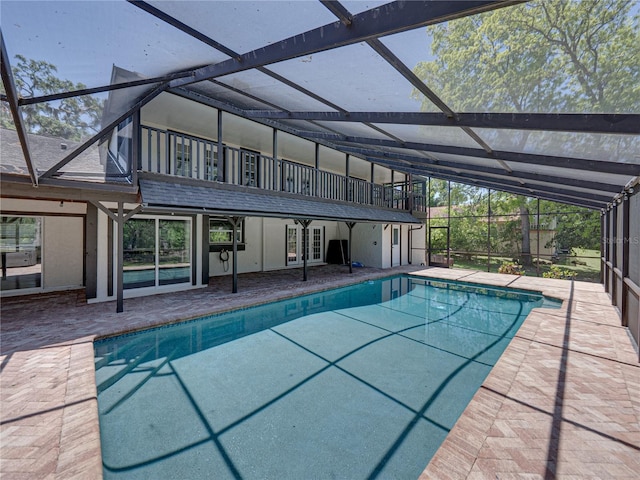 13004 Bell Creek Chase, Riverview, FL 33569 - outdoor pool featuring a lanai and a patio