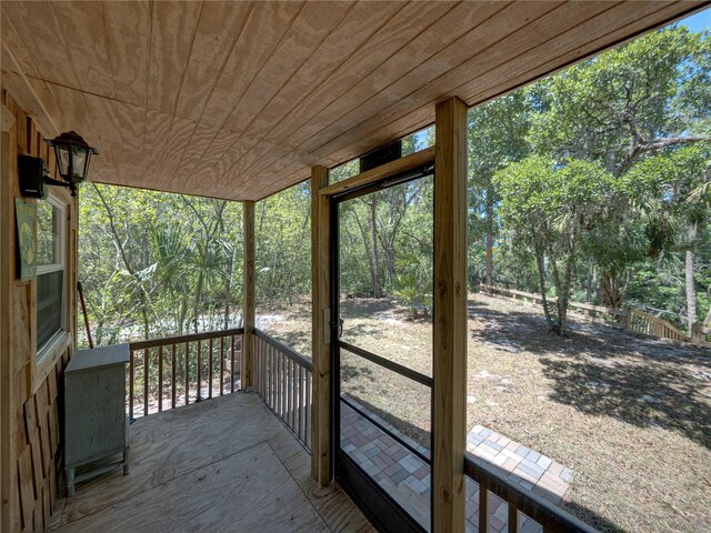 13004 Bell Creek Chase, Riverview, FL 33569 - view of unfurnished sunroom