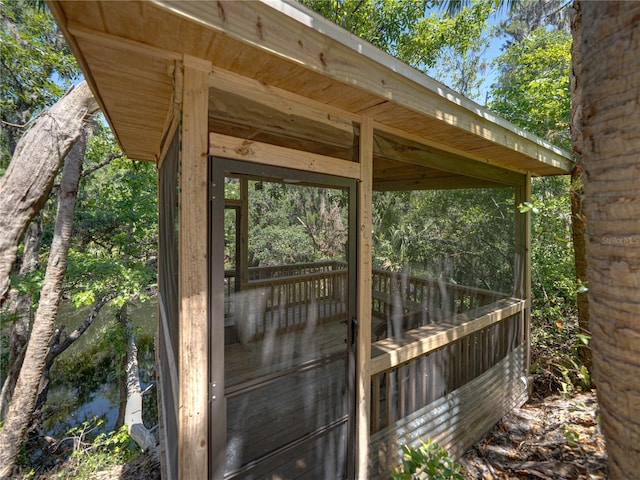 13004 Bell Creek Chase, Riverview, FL 33569 - view of wooden deck