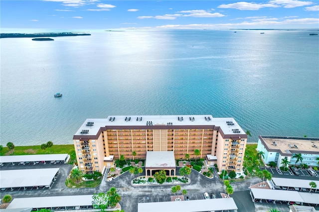 9 Haig Pl Unit 510, Dunedin, FL 34698 - drone / aerial view featuring a water view