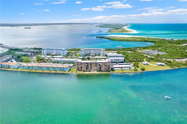 9 Haig Pl Unit 510, Dunedin, FL 34698 - drone / aerial view featuring a water view