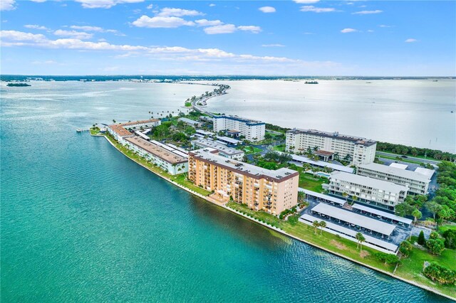 9 Haig Pl Unit 510, Dunedin, FL 34698 - drone / aerial view with a water view