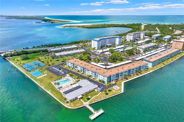 9 Haig Pl Unit 510, Dunedin, FL 34698 - aerial view with a water view