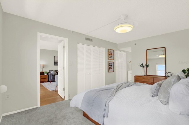 9 Haig Pl Unit 510, Dunedin, FL 34698 - carpeted bedroom with baseboards, a closet, and visible vents