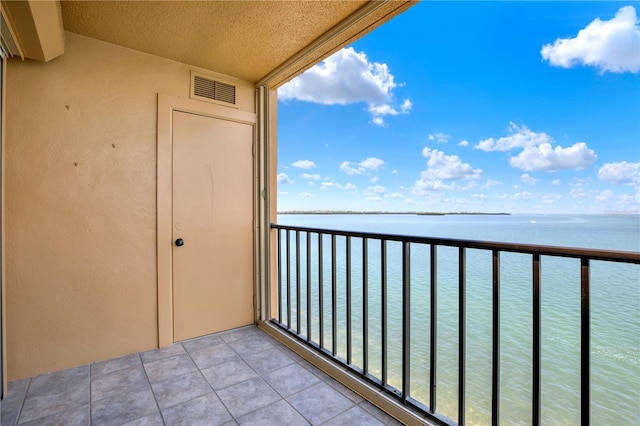 9 Haig Pl Unit 510, Dunedin, FL 34698 - balcony featuring a water view and visible vents
