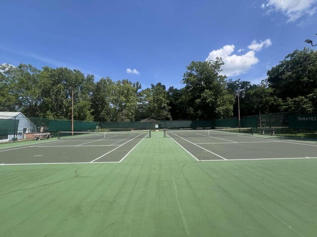 554 NW 50th Blvd, Gainesville, FL 32607 - view of sport court featuring fence