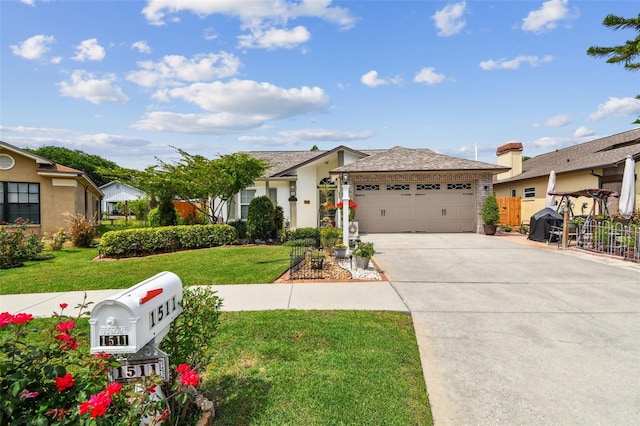 1511 Woonsocket Ln, Brandon, FL 33511 - ranch-style home with a garage and driveway
