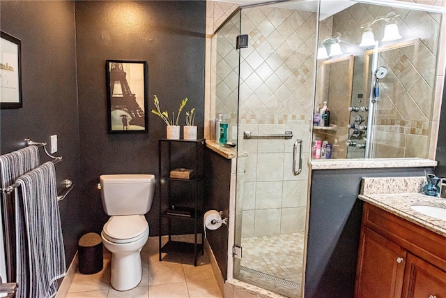 750 4th Ave S Unit 403C, Saint Petersburg, FL 33701 - full bath with vanity, tile patterned floors, and a stall shower