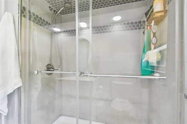1751 Ashton Abbey Rd, Clearwater, FL 33755 - bathroom featuring a shower stall