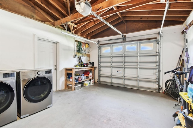1751 Ashton Abbey Rd, Clearwater, FL 33755 - garage featuring independent washer and dryer