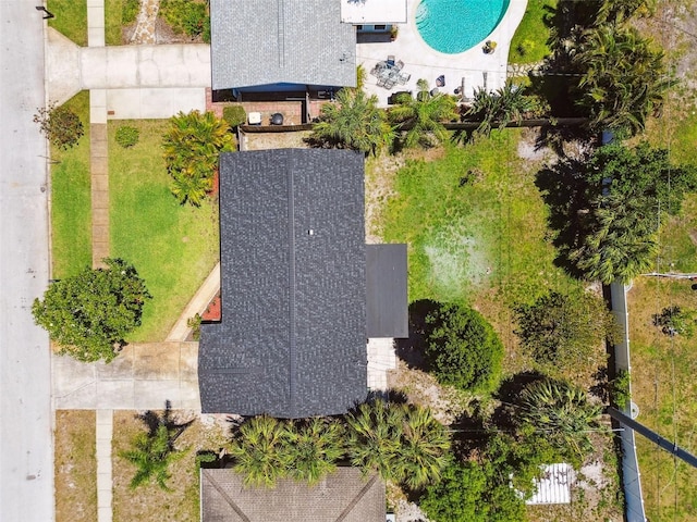 1751 Ashton Abbey Rd, Clearwater, FL 33755 - aerial view of property and surrounding area featuring a pool