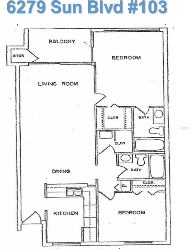 6279 Sun Blvd Unit 103, Saint Petersburg, FL 33715 - plan