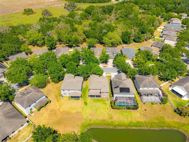 10617 Lucaya Dr, Tampa, FL 33647 - aerial view featuring a water view and a residential view