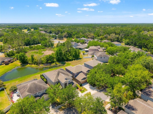 10617 Lucaya Dr, Tampa, FL 33647 - bird's eye view with a residential view and a forest view