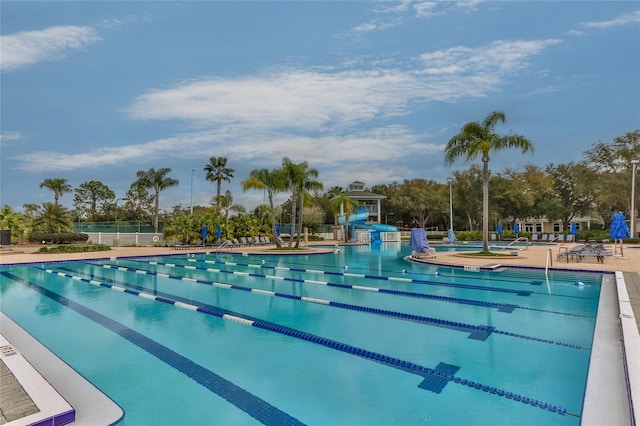 10617 Lucaya Dr, Tampa, FL 33647 - pool with a water slide