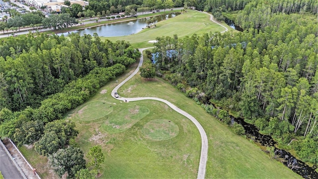 7519 Berna Ln, Land O Lakes, FL 34637 - aerial overview of property's location featuring a nearby body of water and a local golf course
