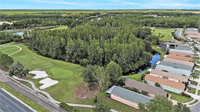7519 Berna Ln, Land O Lakes, FL 34637 - aerial view of property's location featuring a nearby body of water and a local golf course