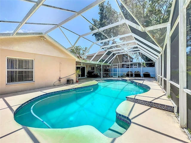 11216 Longbrooke Dr, Riverview, FL 33579 - view of pool with a patio and a lanai