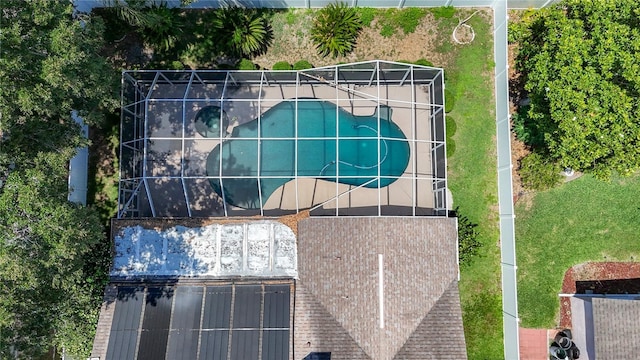11216 Longbrooke Dr, Riverview, FL 33579 - drone / aerial view of a pool